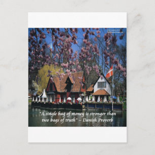 Carte Postale Photo et proverbe célèbre du Danemark