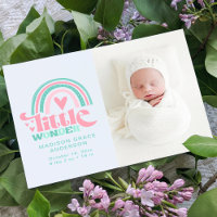 Carte postale photo faire-part de naissance | Litt