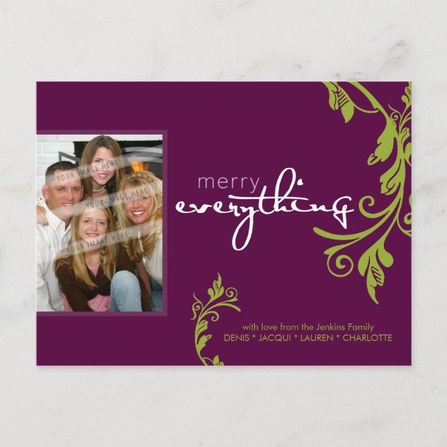 CARTE POSTALE PHOTO FESTIVE :: vigne grasse 3L (Devant)