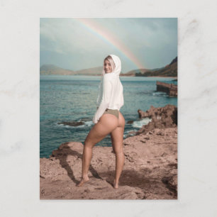 Carte postale photo fille bikini