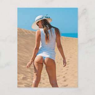 Carte Postale Photo fille Tushy Tushy