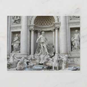 Carte Postale Photo Fontaine de Trevi Fontana di Trevi Rome