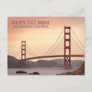 Carte Postale Photo Golden Gate Bridge San Francisco, Californie