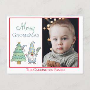 Carte Postale Photo Joyeux GnomeMas Joyeux Noël