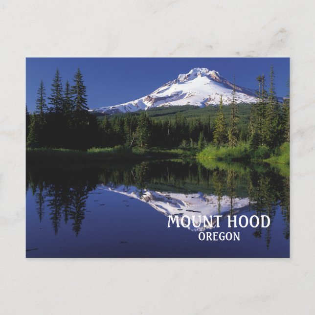 Carte Postale Photo Mont Hood Volcano Oregon (Devant)