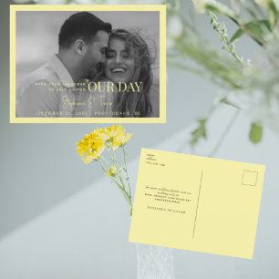 Carte Postale Photo N/B Marque ta Calendrier Notre Jour