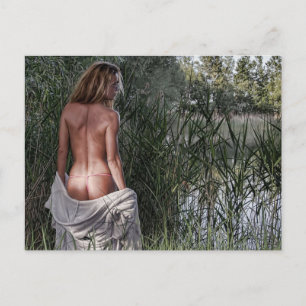 Carte postale photo Nature Girl Bikini