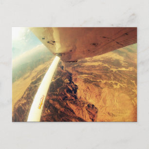 Carte Postale photo parfait petit avion skydive