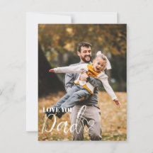 Photo personnalisé Je t'aime Papa