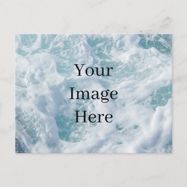 Carte Postale Photo personnalisée et texte personnalisé (Devant)