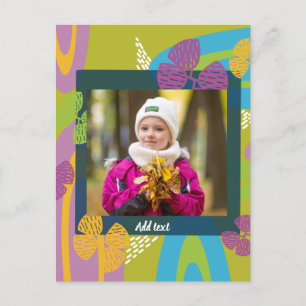 Carte Postale Photo personnalisée joyeux anniversaire enfant en 