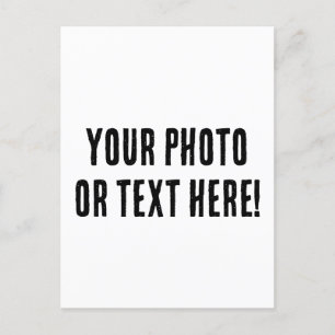 Carte Postale Photo personnalisée ou texte