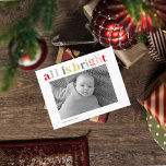 Carte Postale Photo personnelle moderne | Coloré Tout Est Lumine<br><div class="desc">Photo personnelle moderne | Coloré Tout Est Lumineux</div>
