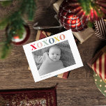 Carte Postale Photo personnelle moderne | XoXoXo coloré<br><div class="desc">Photo personnelle moderne | XoXoXo coloré</div>
