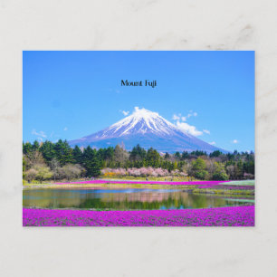 Carte Postale Photo pittoresque du Mont Fuji