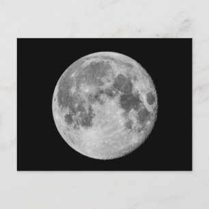 Carte Postale Photo - Pleine lune