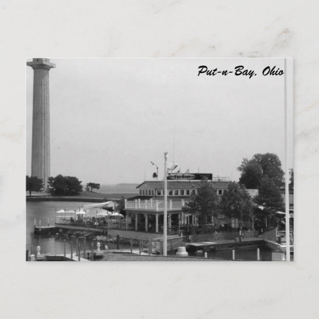 Carte postale photo Put-n-Bay Perry Monument (Devant)