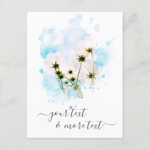 Carte Postale *~* Photo SKY Fleurs roses FLEURS FLORALES AR15