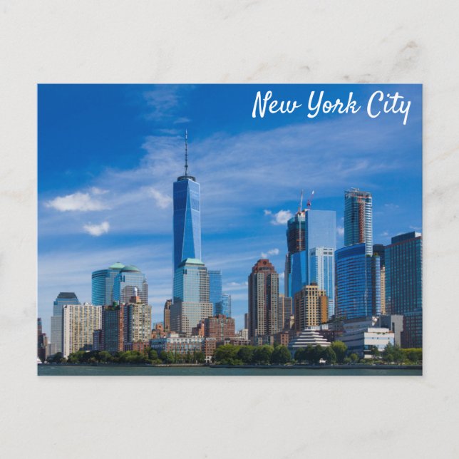 Carte Postale Photo Skyline de New York (Devant)