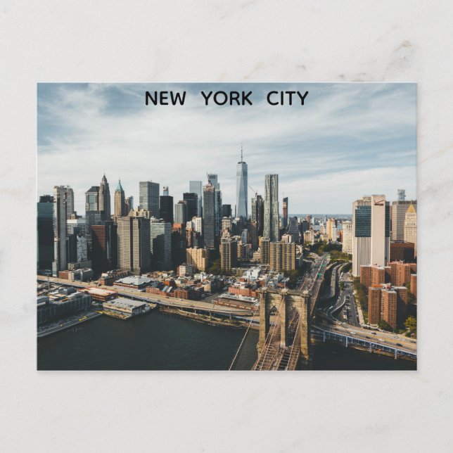 Carte Postale Photo Skyline de New York (Devant)