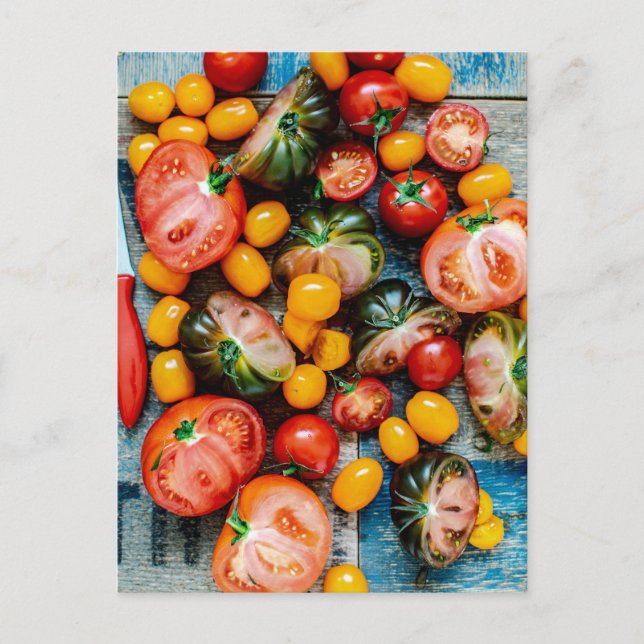 Carte postale Photo Tomate (Devant)