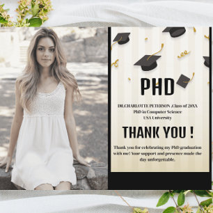 Carte Postale Photo unique PhDGraduation Parti Merci
