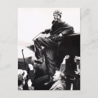 Carte Postale Photo vintage Amelia Earhart