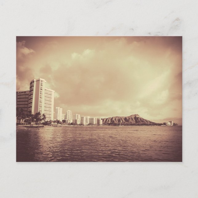 Carte Postale Photo vintage De Hawaii Beach (Devant)