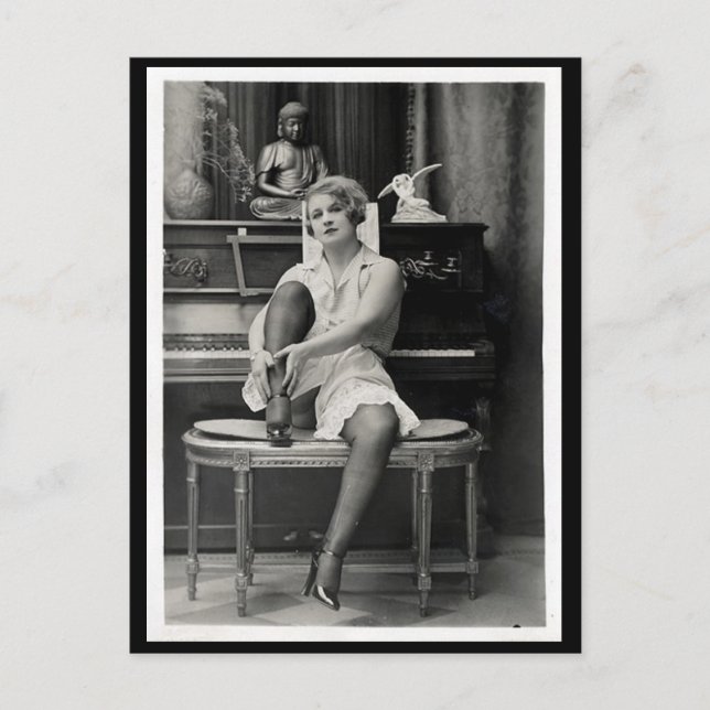 Carte Postale Photo Vintage risqué (Devant)