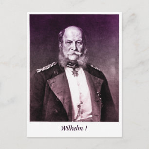 Carte Postale Photo vintage Roi Wilhelm Ier d'Allemagne