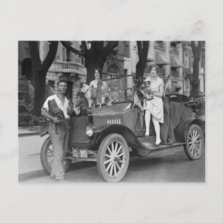 Carte Postale Photographe de voyage, 1927