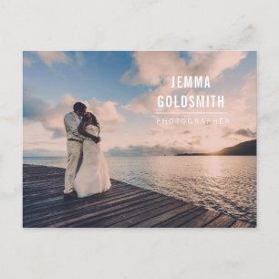 Carte Postale Photographe professionnel Photographie promo