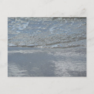 Carte Postale Photographie abstraite de l'eau clapotant sur la p