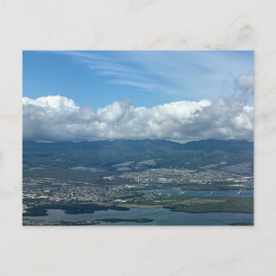 Carte Postale Photographie aérienne d'Oahu Hawaï