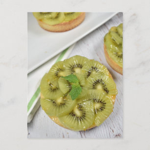 Carte Postale Photographie alimentaire Kiwi Fruit Tartelettes pâ
