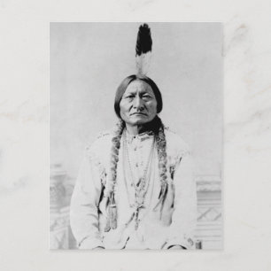 Carte Postale Photographie ancienne du chef Lakota Sitting Bull