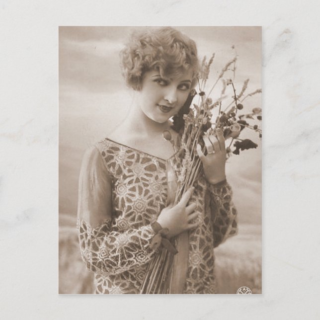 Carte Postale Photographie de Flapper Vintage (150) (Devant)