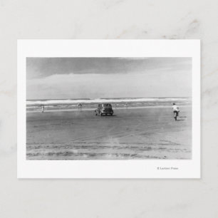 Carte Postale Photographie de la scène de la plage de l'océan Pa