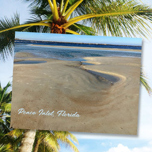 Carte Postale Photographie de la voie navigable de Ponce Inlet s