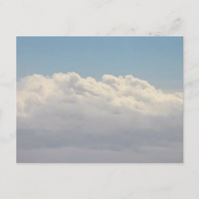 Carte Postale Photographie de nuages (Devant)