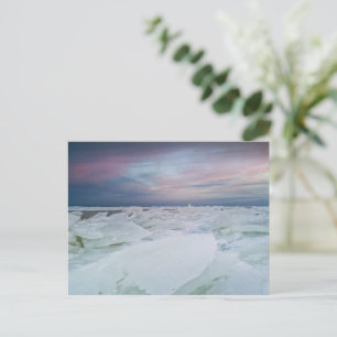Carte Postale Photographie de paysage arctique gelé Hiver Natu