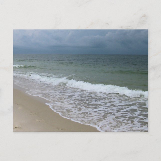 Carte Postale Photographie de plage à Gulf Shores Alabama (Devant)