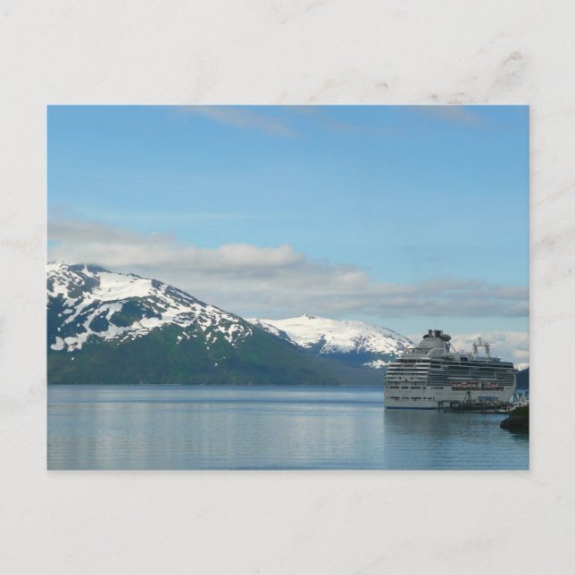 Carte Postale Photographie de voyage de croisière en Alaska (Devant)