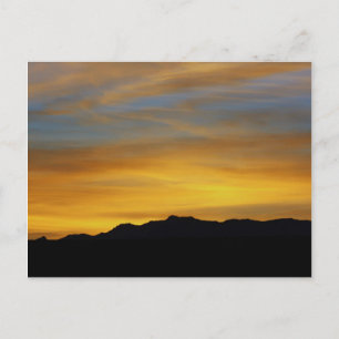 Carte Postale Photographie du désert "Mesa Sunset"