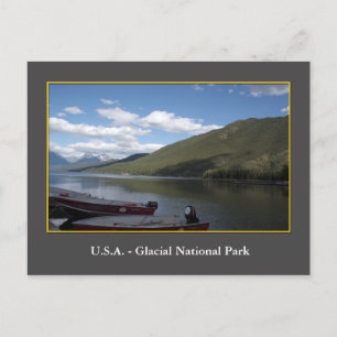 Carte Postale Photographie du parc national des glaciers aux Éta