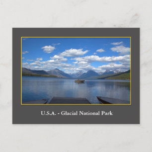 Carte Postale photographie du Parc national du Glacial aux États
