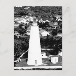 Carte Postale Photographie du phare d'Ocracoke vintage