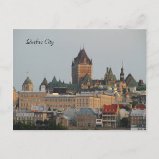 Carte Postale Photographie d'une belle silhouette de Québec