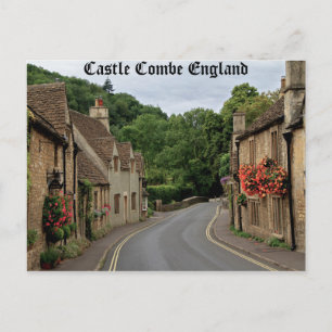 Carte Postale Photographie haute définition de Castle Combe Angl