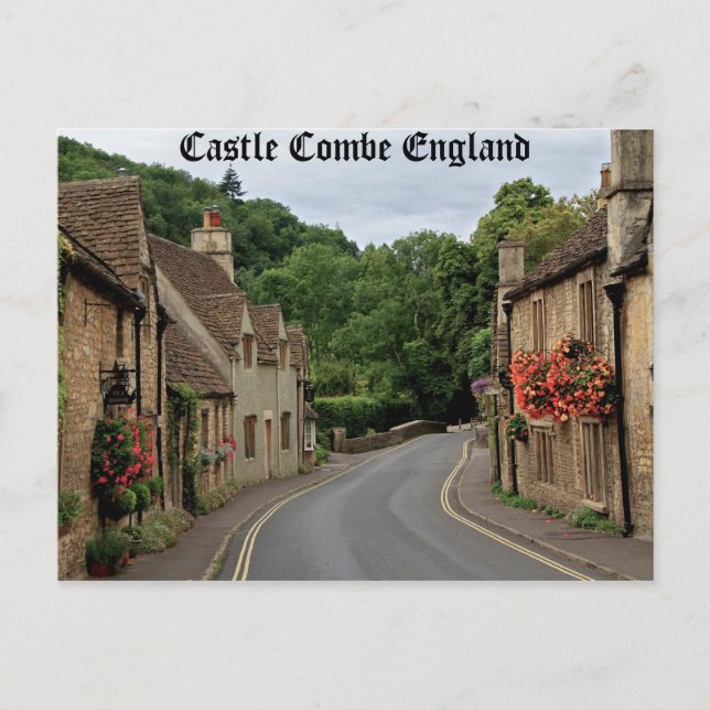 Carte Postale Photographie haute définition de Castle Combe Angl (Devant)